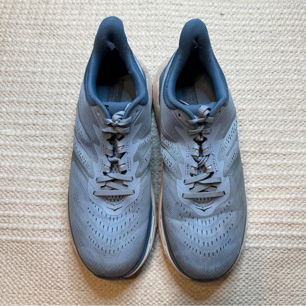 Hoka Blue Fog Arahi 5 Athletic Runnings Shoes 10 B View 2